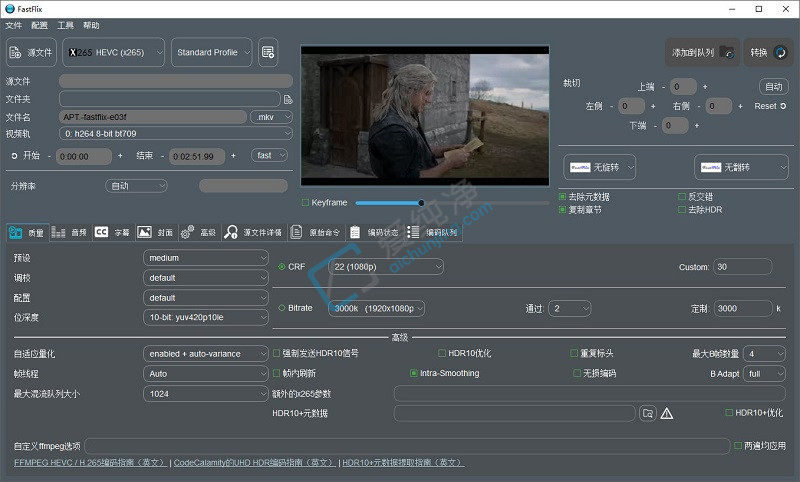 FastFlix,������Ƶѹ��,��Ƶѹ������,��Ƶת������,��Ƶ��ʽת��,��Ƶ����ѹ��,��Ƶ����ѹ��,��Ƶ����ѹ�ƹ���