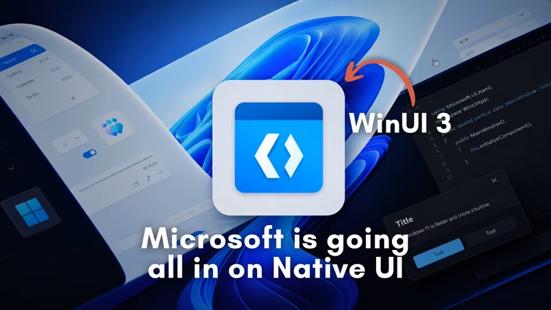 微软加速 WinUI 3 重构 Win11,深色属性界面仅是开端
