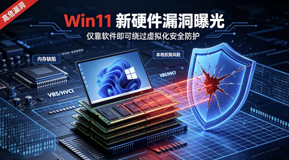 Win11��Ӳ��©���ع⣬�������������ƹ����⻯��ȫ����