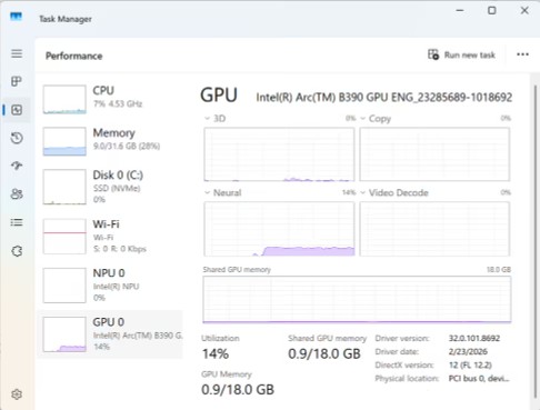 Win11������������£�����NPU��أ�ֱ�۲鿴AI��������