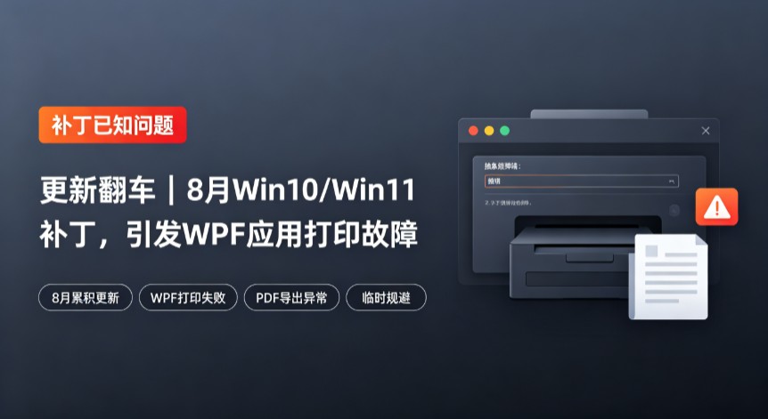 ���·�����8��Win10Win11����������WPFӦ�ô�ӡ����
